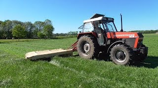 Mowing grass with Ursus \u0026 Krone