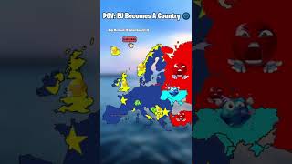 POV: EU Becomes A Country #map #mapping #europe #geography #mapper