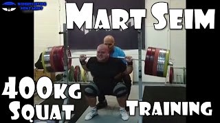 Mart Seim | 400kg Squat - no belt | Olympic Weightlifting Training | Motivation