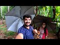 വീണു 🤕 മഴ കാണാൻ ഇറങ്ങിയതാണ് അടി തെറ്റി pineapple couple monsoon vlog our village