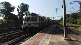 Alappuzha - Dhanbad Express With New LHB Coach | Perfectly Skips | at Angamaly | INDIAN RAILWAYS