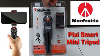 Manfrotto PIXI Smart Mini Tripod With Smartphone Clamp-2021