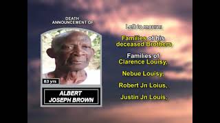 Albert Joseph Brown long