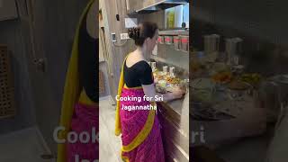 Hare Krishna #cooking for Krishna #foreigners embrace sanatan dharma #jagannath #iskcon  #shorts