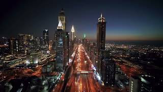 Dubai 4k, Dubai Skyline, Dubai Skyscrapers, Dubai Burj Khalifa, Drone Film