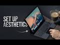 How to Set Up your iPad Aesthetic (explained)