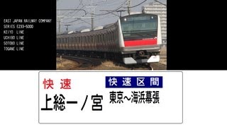 【JR東日本】E233系5000番代JR外房線第二寺の下踏切通過