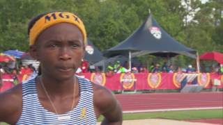 Top runner Cha'iel Johnson of Miami Gardens Xpress Track Club July 2017