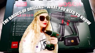 LEARN HOW TO USE A DRILL MACHINE AS A NOVICE - BOSCH PSB 18 LI 2 plus DRILL BITS FROM AMAZON