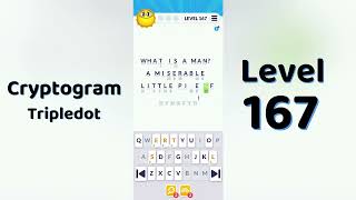 Cryptogram Tripledo Level 167 Solutions 🧩 | Logic Puzzle Game | Mini Boss