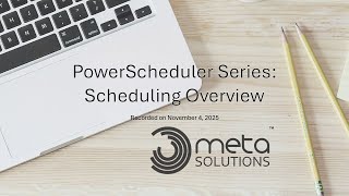 PowerScheduler Series: Scheduling Overview