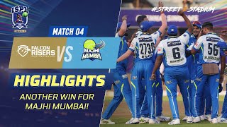 ISPL Season 2: Majhi Mumbai continues their dominance against Falcon Risers Hyderabad!