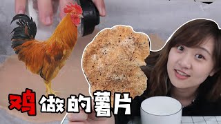 只用鸡肉做的“薯片”？一口下去嘎嘣脆！