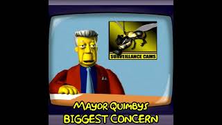 Mayor Quimby's BIGGEST CONCERN #shorts #funnymoments #twrobsgaming #thesimpsons