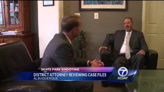 District Attorney Reviewing Case Files