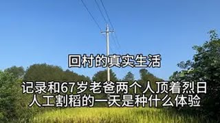 小时候干农活是被逼无奈，现在干农活是分担和责任 爸爸年纪大了尽自己所能帮父亲多干一点，父亲就能少干一点，这就是长大的意义