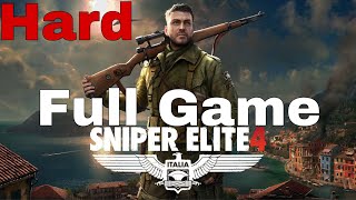 Sniper Elite 4 Full Playthrough 2019 (Hard) Longplay