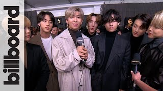 BTS Want to Collaborate with Ariana Grande, Talk 'Map of the Soul: 7' & More! | Grammys