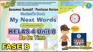 Latihan Soal formatif harian Bahasa inggris kelas 4 SD/MI unit 8 dan Kunci Jawaban kurikulum merdeka