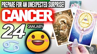 Cancer ♋😲PREPARE FOR AN UNEXPECTED SURPRISE❗🎁 horoscope for today JANUARY  24 2025 ♋ #cancer tarot