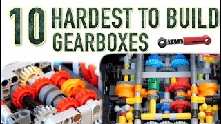 10 Hardest to Build LEGO Technic Gearboxes