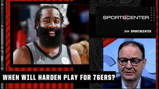Woj on when James Harden will join the 76ers on the court 👀 | SportsCenter