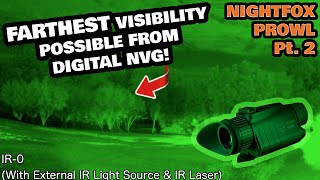 EXCLUSIVE Look at the BEST Digital NVG yet? NEW Nightfox Prowl | Dual 850 \u0026 940nm IR #nightvision