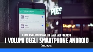 Come programmare il volume di uno smartphone Android in base all'orario