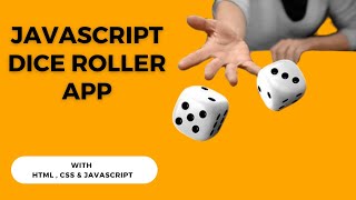 🎲Build a Dice Spinner Game app with HTML, CSS, Javascript.