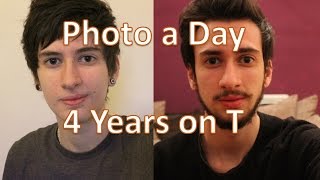 FTM Transgender: Photo a day transition timelapse - 4 years on T
