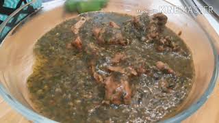 Simple Molokhia recipe #MUTTON #MOLOKHIA