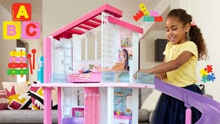 Настя и Папа Играем в Барби Куклу Nastya and Dad Play Barbie
