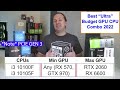 🛑STOP🛑 Buying Bad Combos! Best CPU and GPU Combo 2022