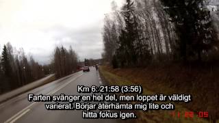 Sylvesterloppet 2013 - 10,384 km (Löparperspektiv, lång)