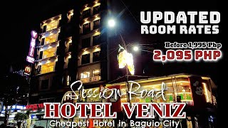 Cheapest Hotel for Panagbenga Festival 2024 in Baguio City Town Proper | Hotel Veniz Session Road