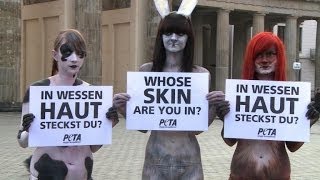 PETA take action on first day of Berlin Fashion Week