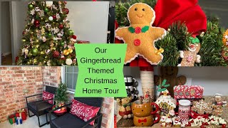 Our Gingerbread Themed Christmas Home Tour/ All New Theme🎄#christmas #gingerbread #hometour