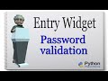 Python Tkinter Entry Widget [Passwort - validation] english #5