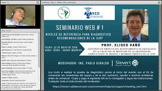 Webinar Sievert: Niveles de Referencia para Diagnóstico (Eliseo Vañó)