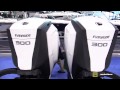 2015 evinrude 2x300 e tec outboard dual console controls and walkaround 2015 ny boat show