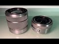 sony 18 55 mm vs. 16 50 mm apsc kit lens battle 4k