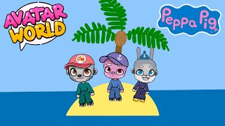 Peppa Pig in Avatar World | Desert Island🏝️ | Avatar World