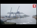 timelapse containerkraan ctt op xl businesspark