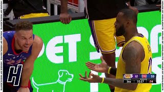 Blake Griffin Laughing At LeBron's Reaction To His Flop - Lakers vs Pistons | January 28, 2021