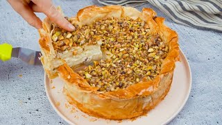 Baklava cheesecake: the creamy and tempting Turkish dessert!