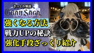 【グランサガ】更なる強さを求めるアナタへ。大事な戦力UP要素をざっくり紹介していくよ。【GranSaga】