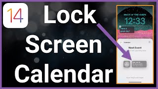 How To Add Calendar To iPhone Lock Screen