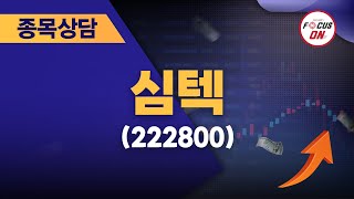 심텍(222800) #종목상담 #김선윤 ｜정오의 텐베거 20240806