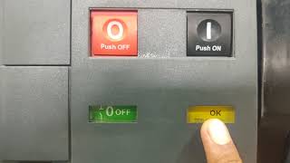 How to do ON OFF Operation with manual spring charge in Schneider Air circuit breaker(ACB)
