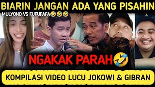 NGAKAK PARAH🤣‼️KOMPILASI VIDEO LUCU JOKOWI \u0026 GIBRAN + SINDIRAN LUCU NETIZEN🤣❓